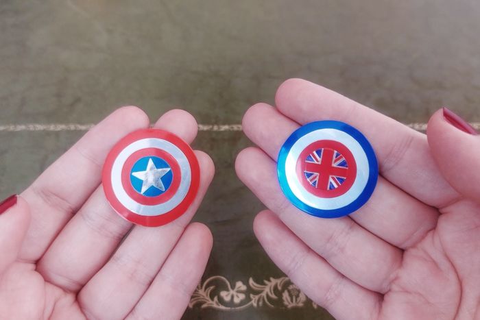 用饮料罐制作佩吉·卡特和美国队长盾牌配饰教程-第1张图片-趣作屋