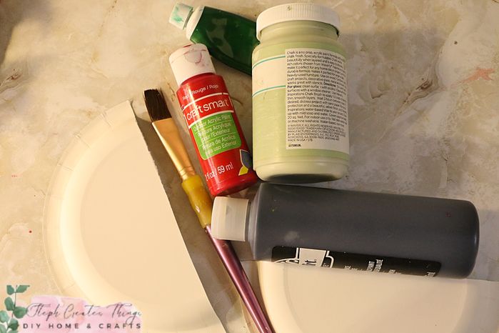 用纸盘制作夏日西瓜花卉挂饰教程-第5张图片-趣作屋 用纸盘制作夏日西瓜花卉挂饰教程-第5张图片-趣作屋