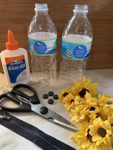 用矿泉水瓶和拉链制作创意收纳容器-第2张图片-趣作屋