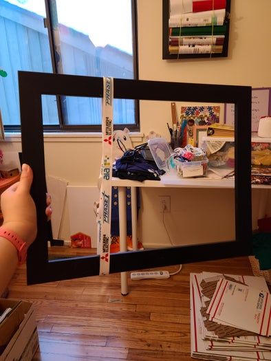 废旧相框改造收纳架教程-第5张图片-趣作屋