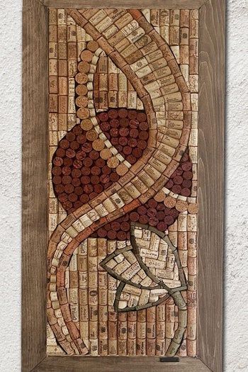 用酒瓶塞DIY墙面装饰品教程-第23张图片-趣作屋