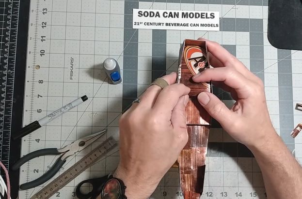 易拉罐制作大帆船模型教程-第17张图片-趣作屋