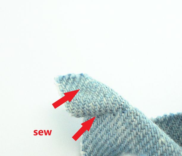 用旧牛仔布制作和平鸽胸针的折纸灵感教程-第19张图片-趣作屋