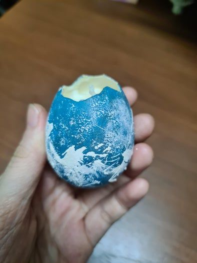 用蛋壳做双层香薰蜡烛的超简单教程-第1张图片-趣作屋