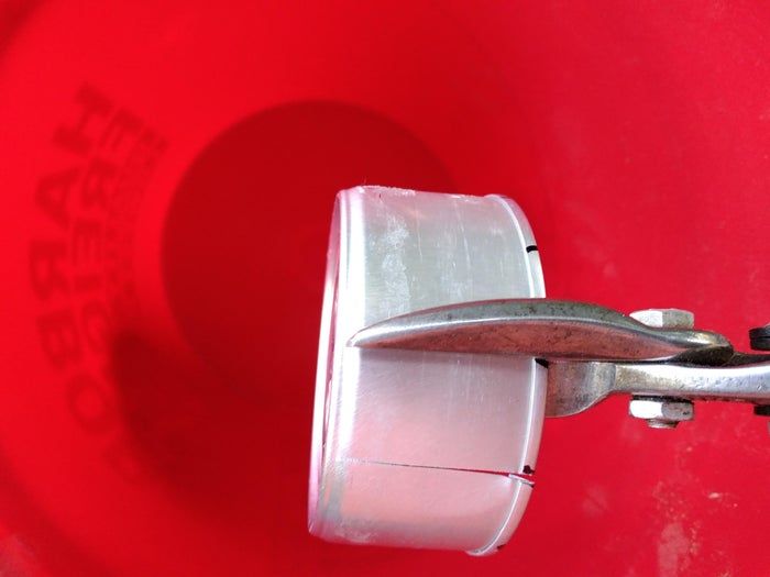 用猫粮罐头制作防水向日葵装饰品教程-第5张图片-趣作屋