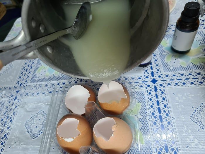 用蛋壳做双层香薰蜡烛的超简单教程-第7张图片-趣作屋