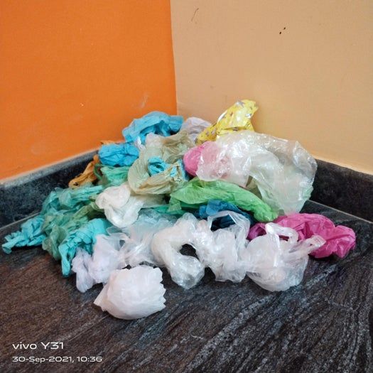 用塑料袋DIY家居装饰花束教程-第4张图片-趣作屋 用塑料袋DIY家居装饰花束教程-第4张图片-趣作屋