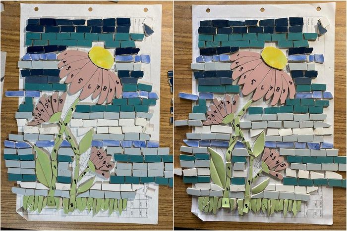 用回收材料制作低成本马赛克艺术品教程-第20张图片-趣作屋