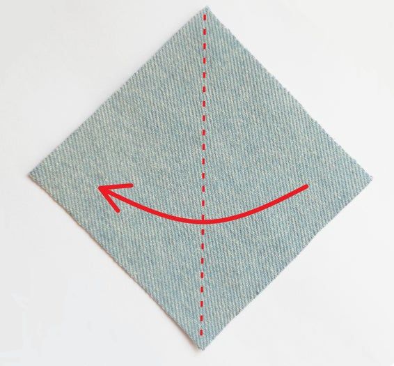 用旧牛仔布制作和平鸽胸针的折纸灵感教程-第4张图片-趣作屋