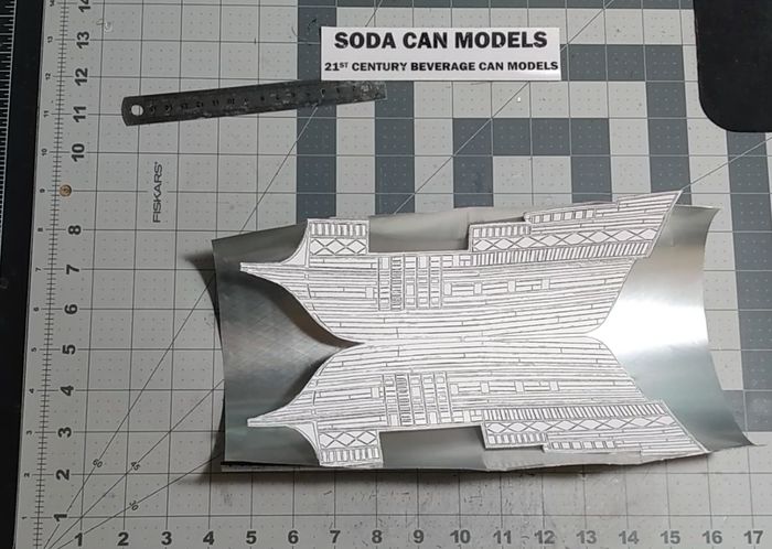 易拉罐制作大帆船模型教程-第3张图片-趣作屋