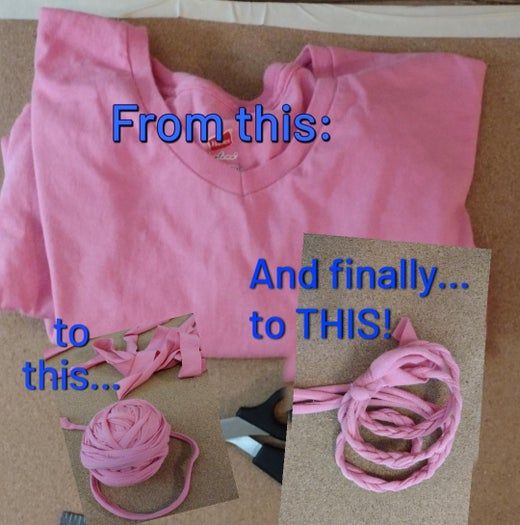 用旧T恤DIY结实绳子的简单方法-第1张图片-趣作屋