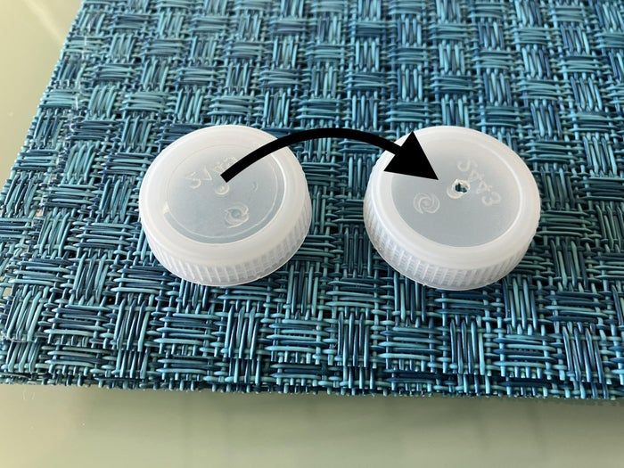 用塑料瓶盖制作创意金字塔灯教程-第4张图片-趣作屋