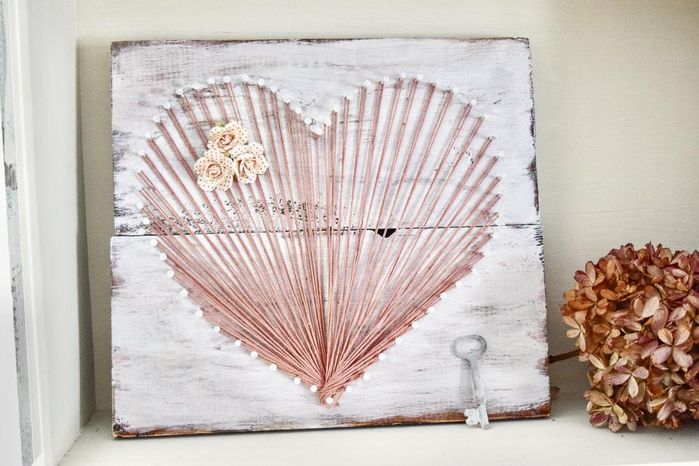 废旧木板变艺术品：简单复古风绳艺教程-第14张图片-趣作屋