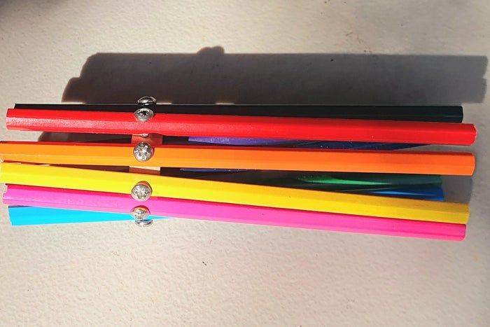 用彩色铅笔制作创意水果托盘-第10张图片-趣作屋