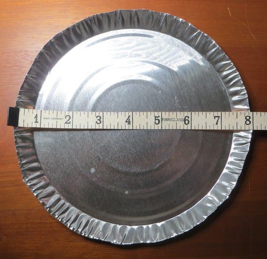 用铝制饼盘制作叶形装饰蜡烛环教程-第4张图片-趣作屋