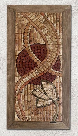 用酒瓶塞DIY墙面装饰品教程-第1张图片-趣作屋