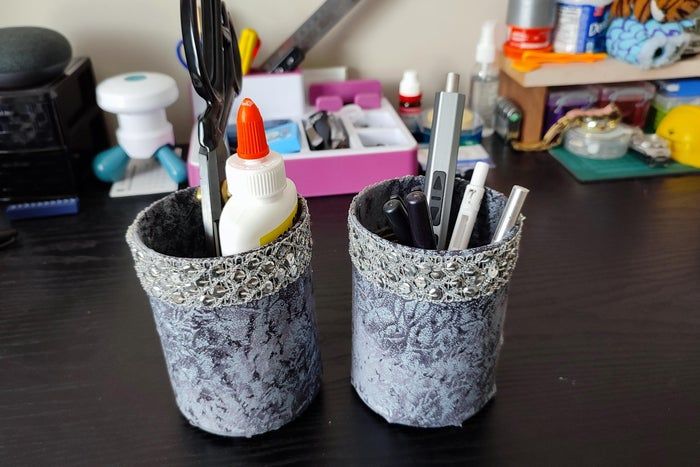 废旧布料和罐头变身创意笔筒教程-第25张图片-趣作屋