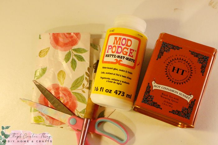 茶叶罐改造环保手工项目教程-第3张图片-趣作屋