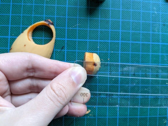 牛油果核DIY小纽扣制作教程-第11张图片-趣作屋