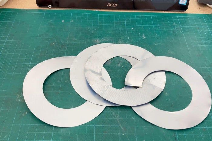 用饮料罐制作户外风动螺旋装饰教程-第10张图片-趣作屋