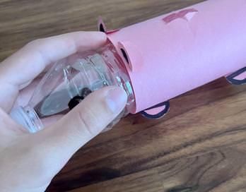 简易环保塑料瓶改造存钱罐教程-第23张图片-趣作屋 简易环保塑料瓶改造存钱罐教程-第23张图片-趣作屋