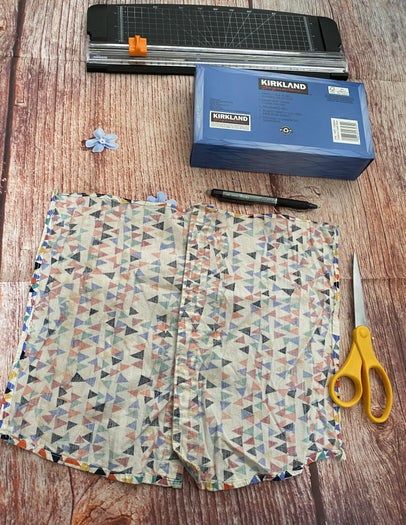 旧衬衫改造超酷纸巾盒教程-第3张图片-趣作屋 旧衬衫改造超酷纸巾盒教程-第3张图片-趣作屋