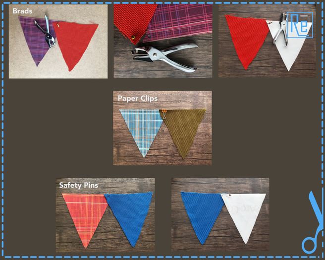 无需缝纫的彩旗串DIY教程-第4张图片-趣作屋