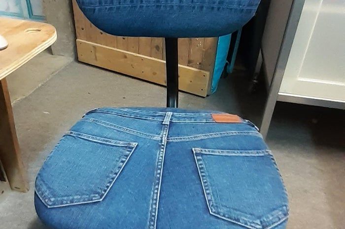 旧物改造：用垃圾堆里的材料翻新旋转椅-第2张图片-趣作屋