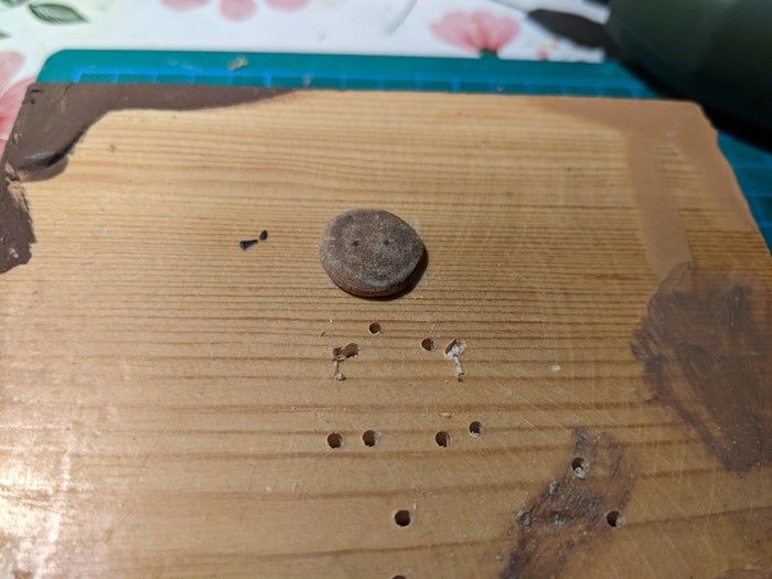 牛油果核DIY小纽扣制作教程-第16张图片-趣作屋