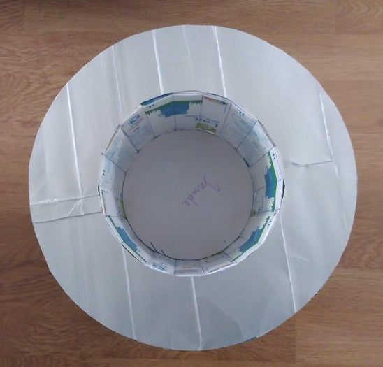 用牛奶包装制作防晒又防水的帽子教程-第24张图片-趣作屋 用牛奶包装制作防晒又防水的帽子教程-第24张图片-趣作屋