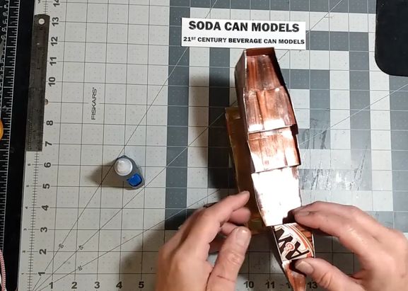 易拉罐制作大帆船模型教程-第16张图片-趣作屋