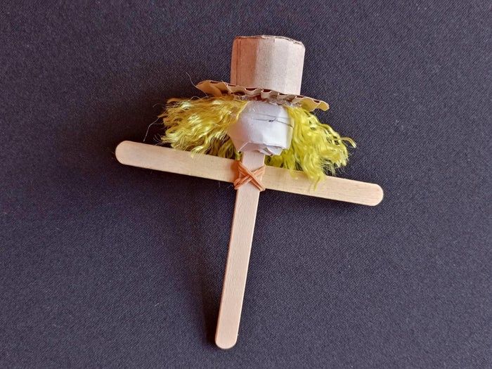 可爱冰棒稻草人DIY教程-第8张图片-趣作屋 可爱冰棒稻草人DIY教程-第8张图片-趣作屋