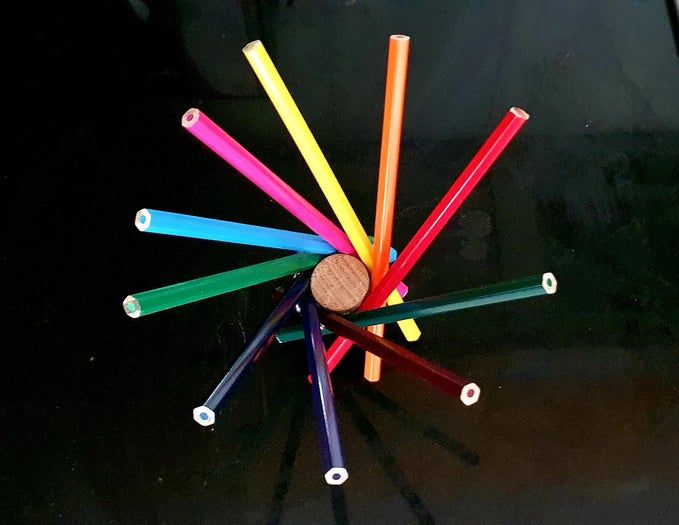 用彩色铅笔制作创意水果托盘-第11张图片-趣作屋