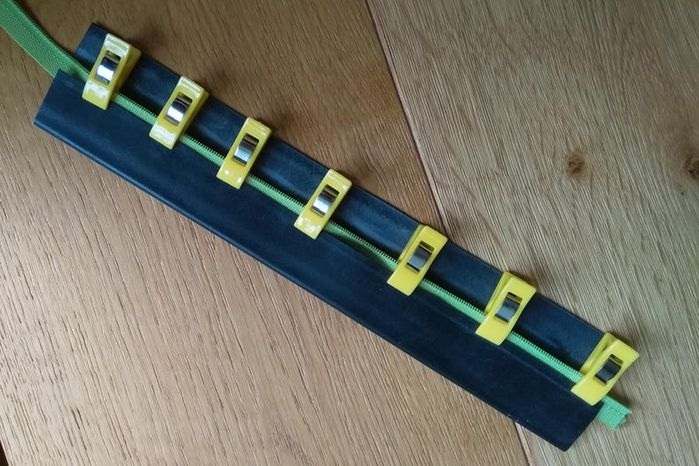 废旧自行车内胎制作拉链包教程-第17张图片-趣作屋