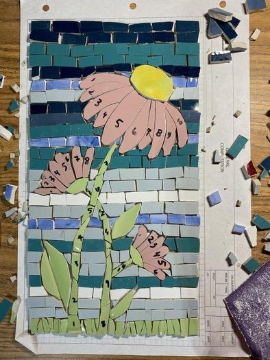 用回收材料制作低成本马赛克艺术品教程-第18张图片-趣作屋