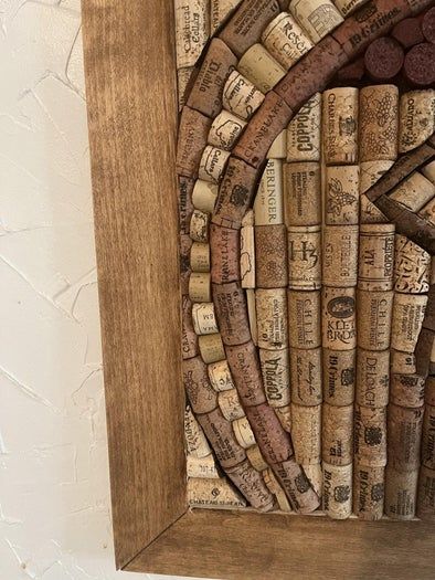 用酒瓶塞DIY墙面装饰品教程-第17张图片-趣作屋