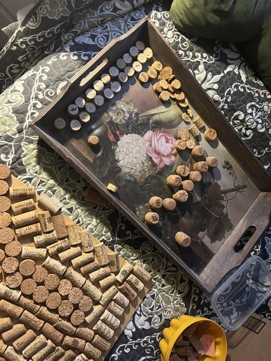 用酒瓶塞DIY墙面装饰品教程-第6张图片-趣作屋