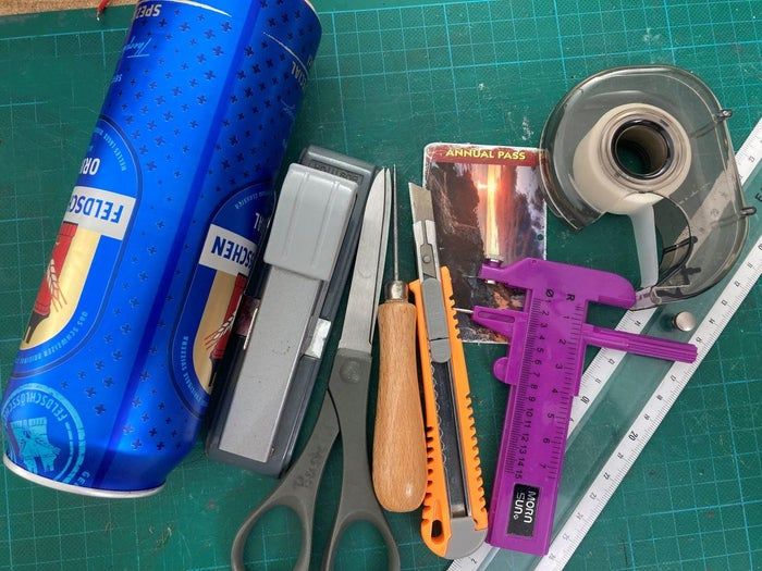 用饮料罐制作户外风动螺旋装饰教程-第2张图片-趣作屋