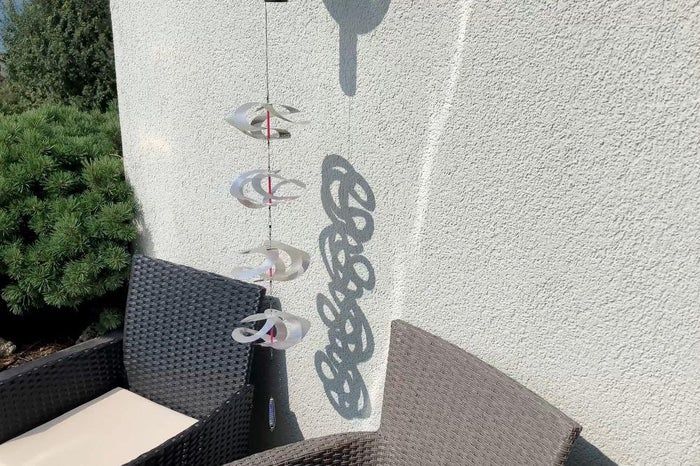 用饮料罐制作户外风动螺旋装饰教程-第18张图片-趣作屋