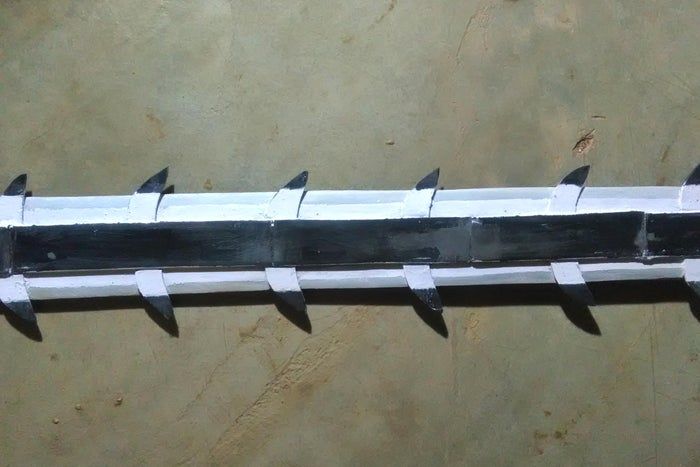 低成本DIY威震天剑教程，简单易学无需电动工具-第25张图片-趣作屋