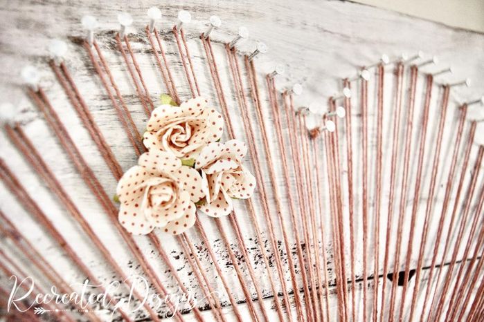 废旧木板变艺术品：简单复古风绳艺教程-第13张图片-趣作屋