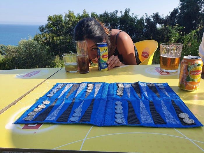 手工制作便携双陆棋套装教程：用旧衣物打造旅行棋盘-第32张图片-趣作屋