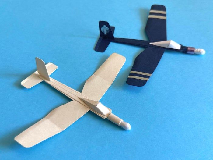 手工制作迷你滑翔机教程，锻炼手部灵活度-第21张图片-趣作屋