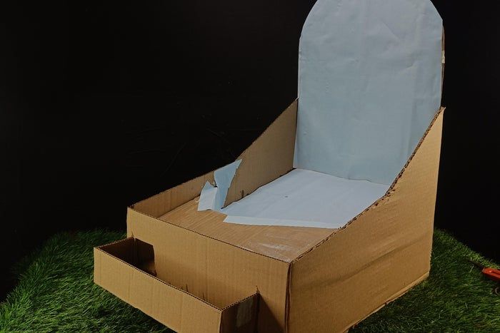 用纸箱和塑料杯动手做趣味游戏装置，低成本又好玩-第9张图片-趣作屋