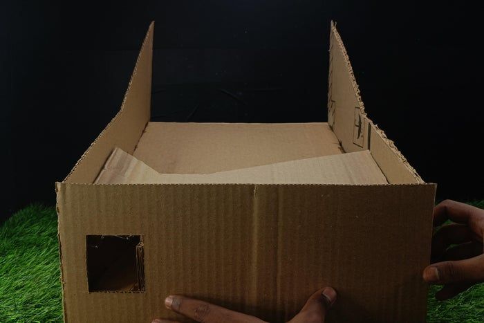 用纸箱和塑料杯动手做趣味游戏装置，低成本又好玩-第6张图片-趣作屋