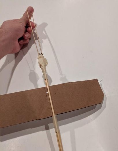 用竹签和纸板DIY能飞30米的滑翔机，超详细手工教程-第23张图片-趣作屋
