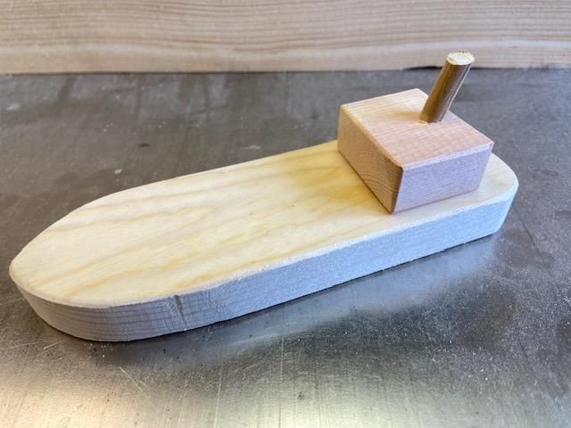 手工制作木头小船玩具教程，简单又好玩-第2张图片-趣作屋