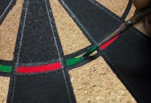 低成本手工制作飞镖镖盘教程-第13张图片-趣作屋