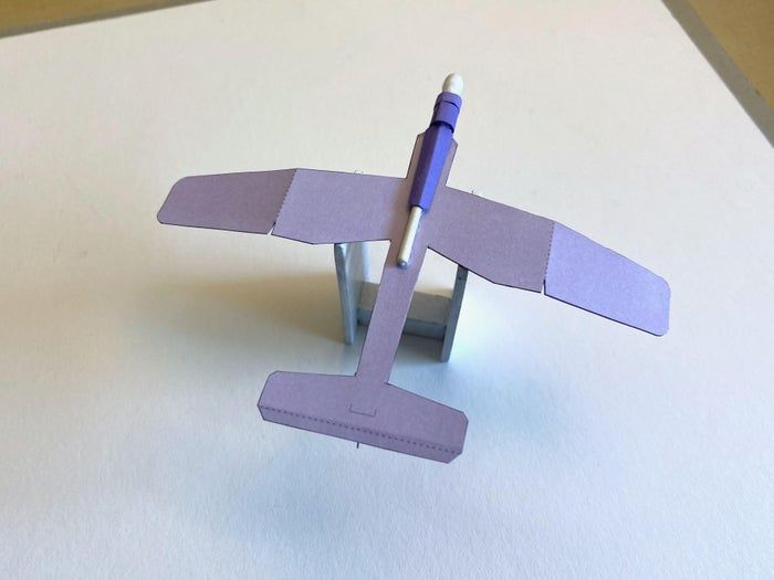 手工制作迷你滑翔机教程，锻炼手部灵活度-第20张图片-趣作屋