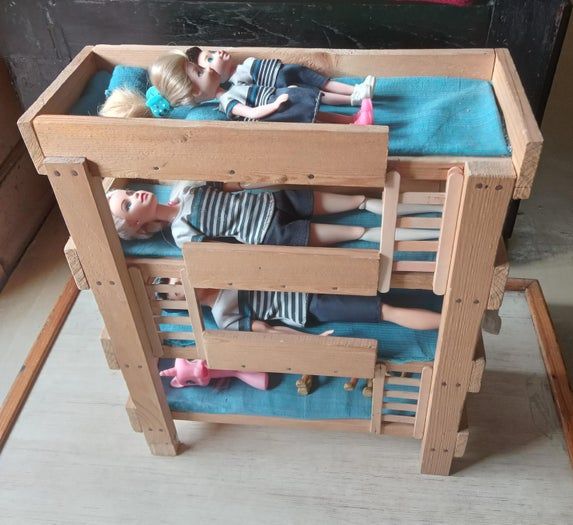 手工制作迷你双层床教程，给洋娃娃的可爱小屋-第2张图片-趣作屋